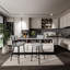 Modern Upholstered Bar Stools with Curved Back-1222527480-1222527487