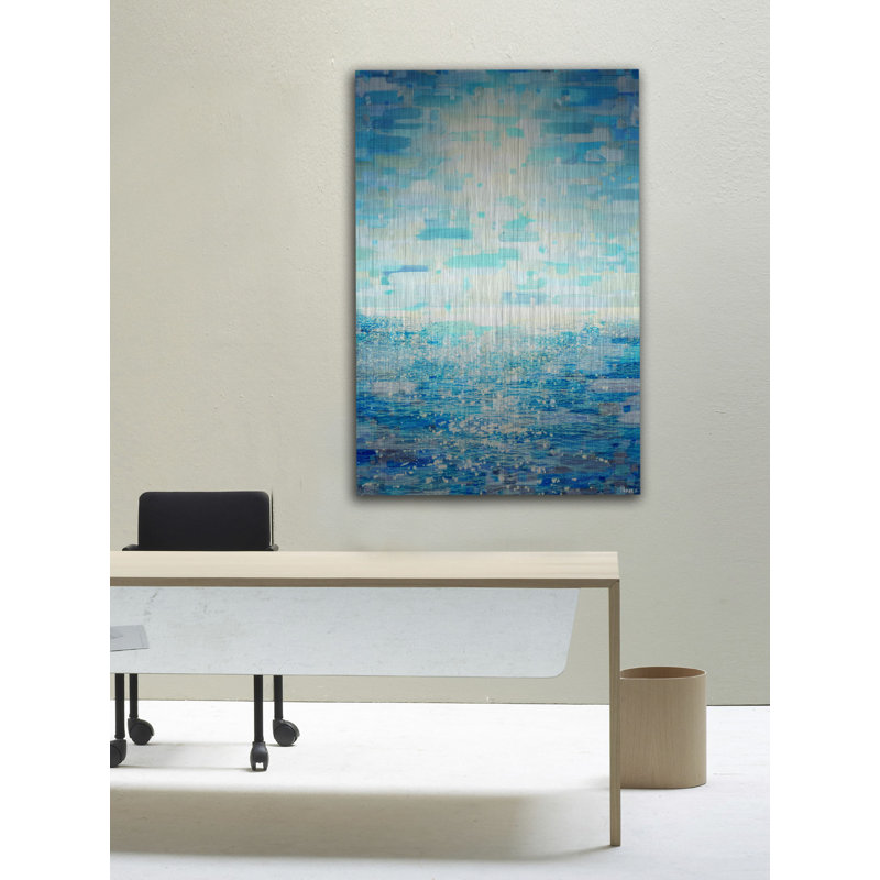 «Field» par Parvez Taj - reproduction de photo sur métal sans cadre, H 30 po x l 45 po x P 1,5 po