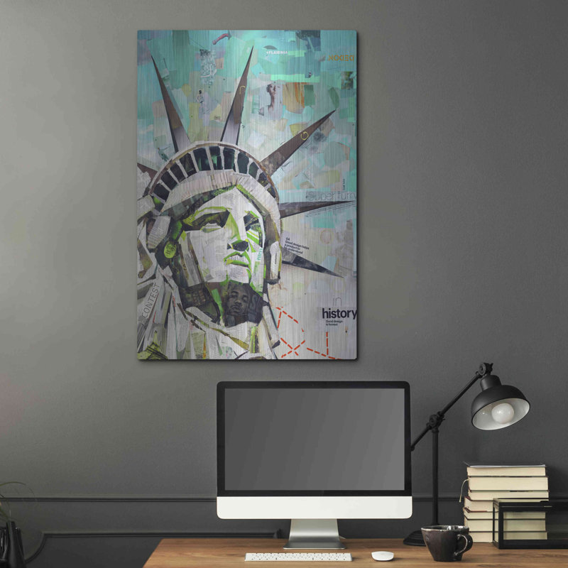 «Freedom» par Gray, impression sur métal sans cadre, H 36 po x l 24 po x P 0,13 po