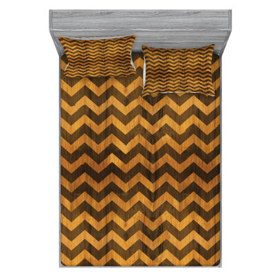 Microfiber Chevron Sheet Set