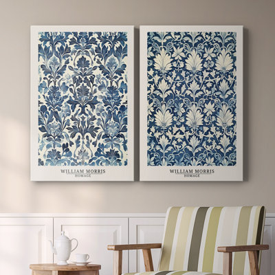 WM MORRIS Series DXXX-Premium Gallery Wrapped Canvas -Ready to Hang