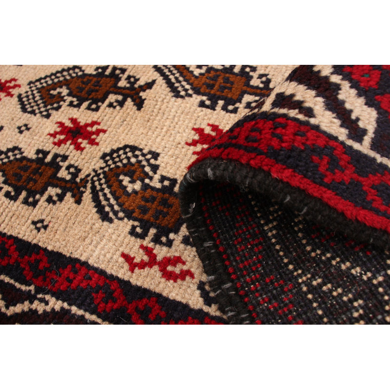 Tapis kaki en laine noué à la main
