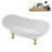59" Streamline Clawfoot Tub,Tray,Drain, Clawfeet-101628977-102220276