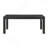 Antique Black Finish Dining Table Transitional Framing Wooden Funiture Kitchen Dining Table