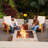 Hodgkins Teak Wood Outdoor Adirondack Chair