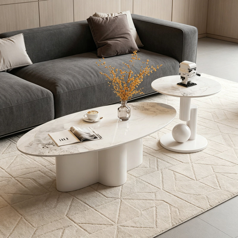 Heier, H 14,56 po x L 47,24 po x l 23,62 po, Gray / White