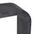 Wood Console Table with Curved Edge