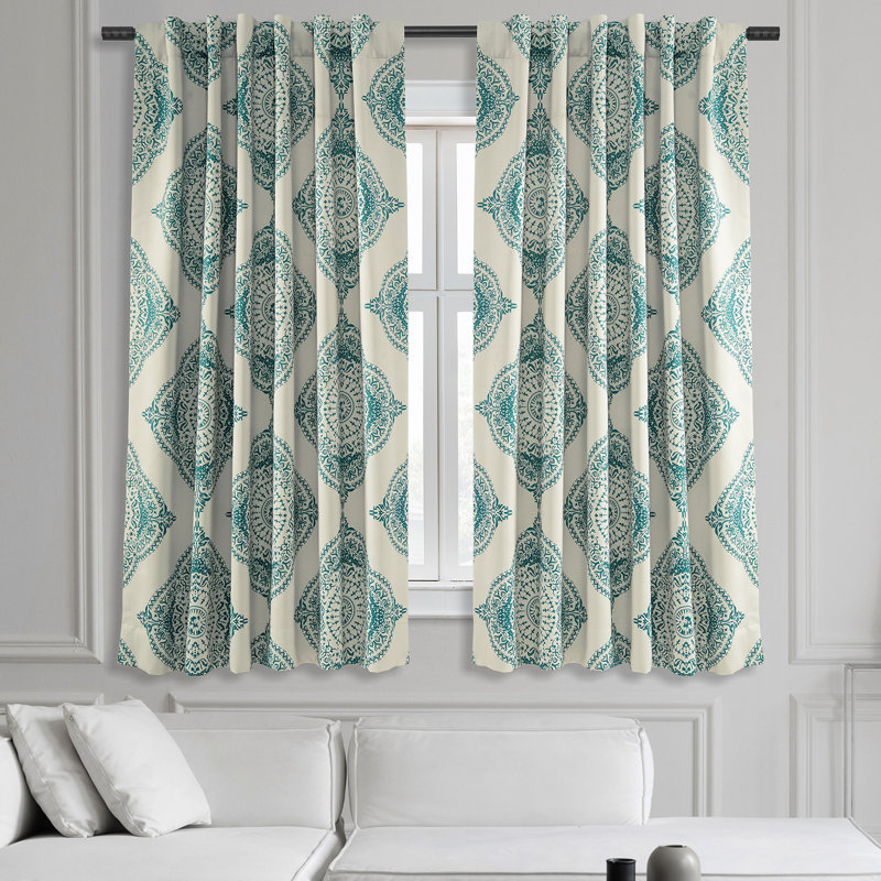 Rideaux obscurcissant pour chambre à coucher Donnington, Bleu sarcelle