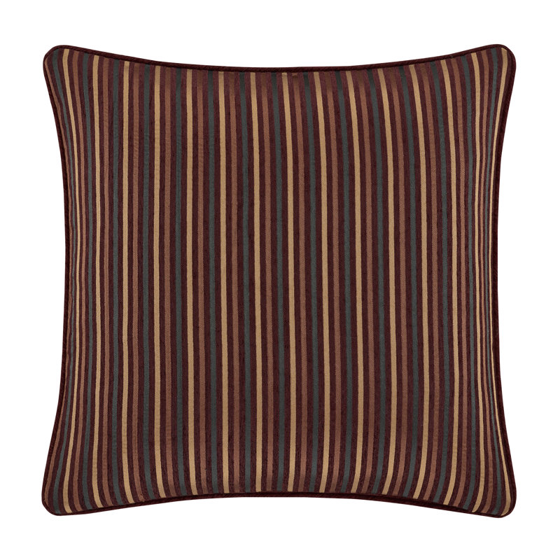 Taie décorative grenat