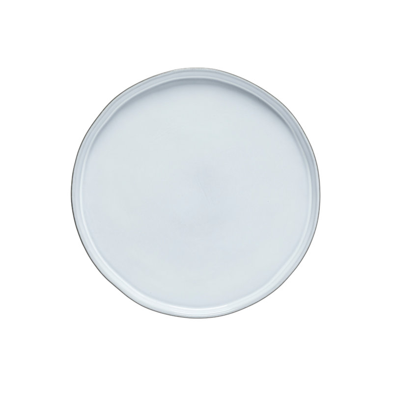 Lagoa Stoneware Dinner Plate, White