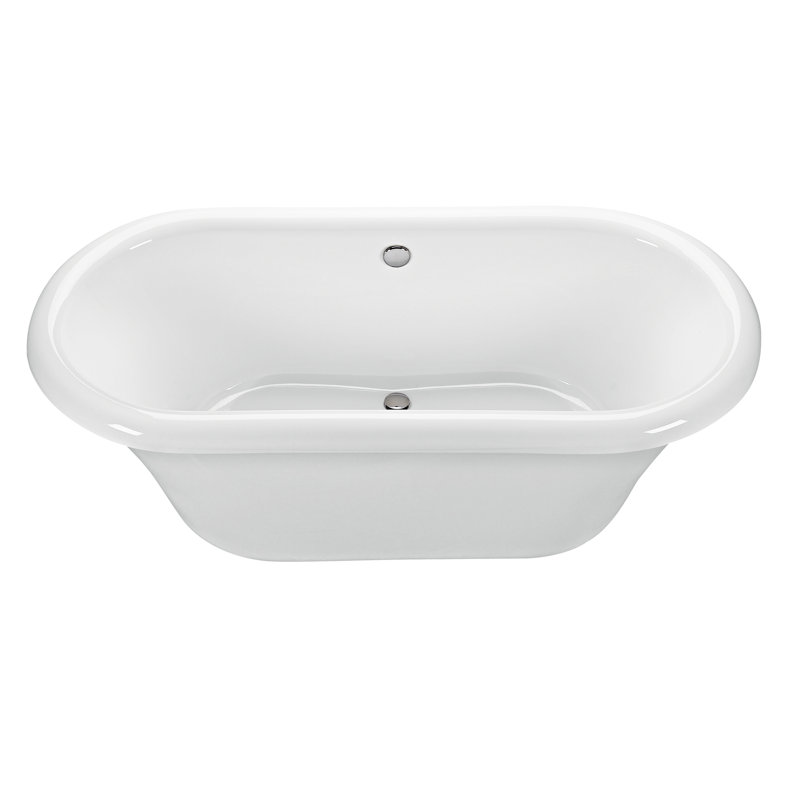 Baignoire de trempage autoportante MTI Solutions, Blanc, H 23,5 po x l 30,5 po x L 65,5 po