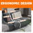 Comfortable and Stylish Corduroy Bean Bag Chair for Relaxation and Versatile Use in Various Spaces.