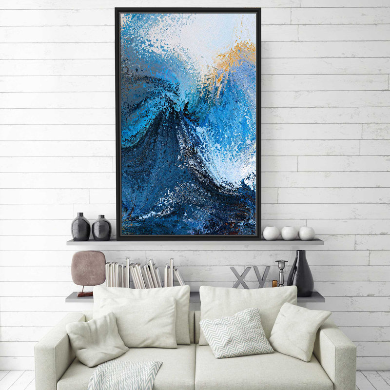 Hebrews 10: 23 Hold Fast (Vertical) par Mark Lawrence Print, H 33,5 po x l 21,5 po x P 2 po, Cadre flottant noir
