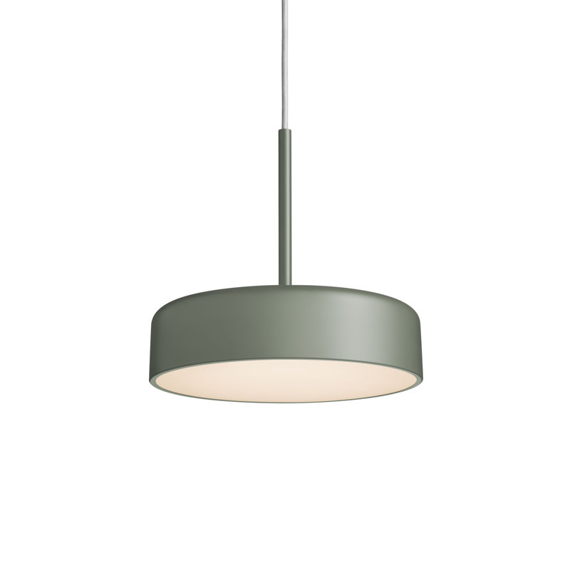 Bobber 1 - Light LED Pendant, Gray Green, 11" H x 12" W x 12" D