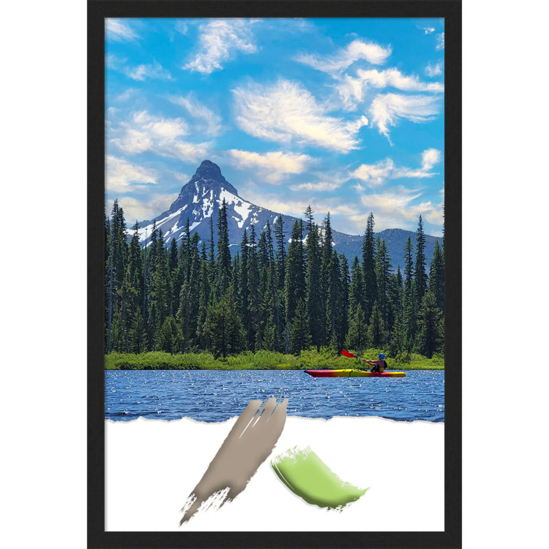 Friedhilde Picture Frame, Black, 24" W x 36" H