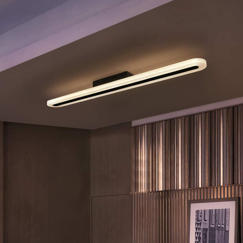 Oloughlin 1 -Light 87cm LED Flush Mount