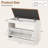 2-Tier Adjustable Shoe Cabinet,Upholstered Shoe Storage Bench With Cabinet-524756318