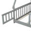 Lit simple en forme de tente, lit tipi avec garde-corps, lattes et porte-1838118700