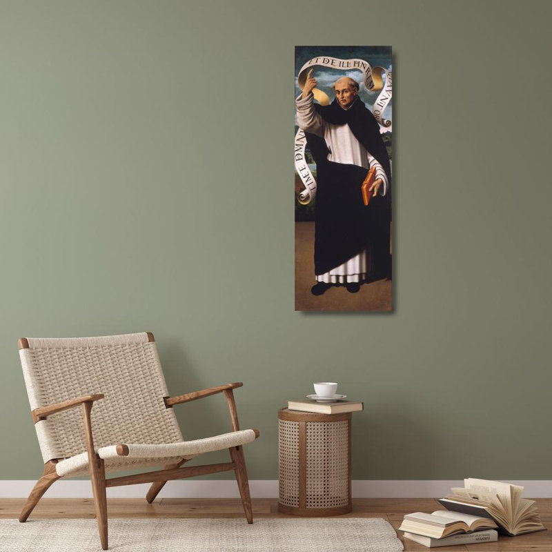 "San Vicente Ferrer" par Joan Macip - Art mural sur toile tendue avec châssis, H 40 po x l 28 po