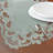 Luxurious Table Runner of Creola Collection Gray Rectangular Dining Table Runner for Table or Christmas Decor