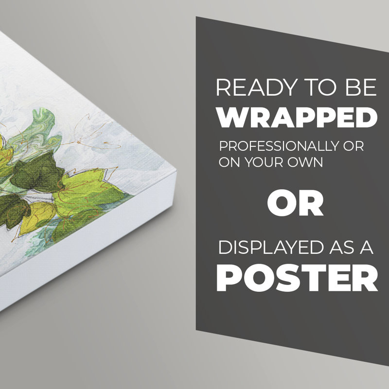 Ivy -Canvas Print Only - NOT FRAMED, 60" H x 40" W