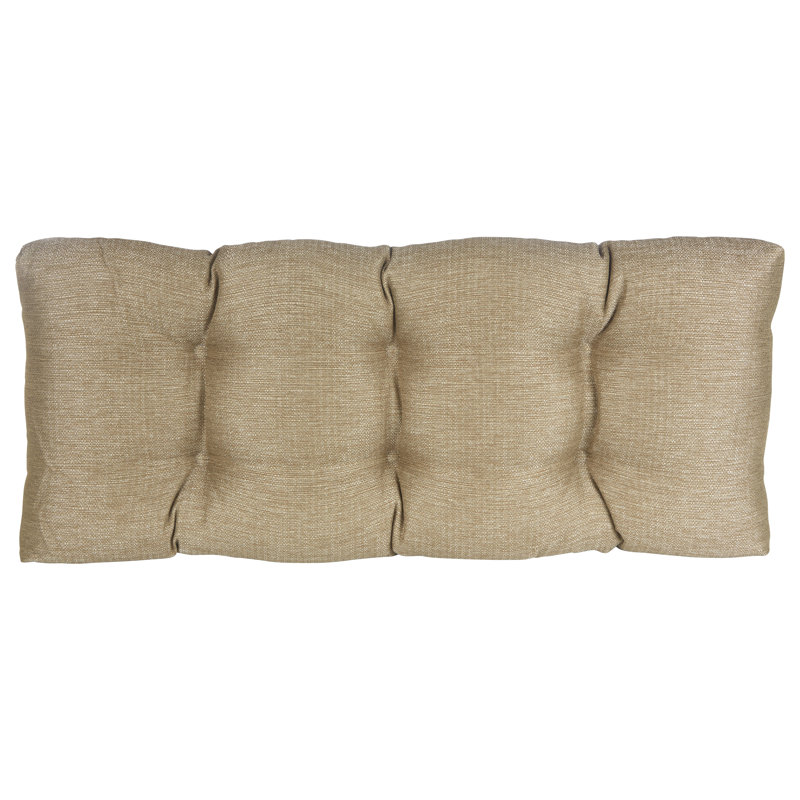 Omega Non-Slip Bench Cushion, Gold, 33" W x 14" D
