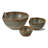 Rustic Reactive Glaze Bowl Set Of 3
