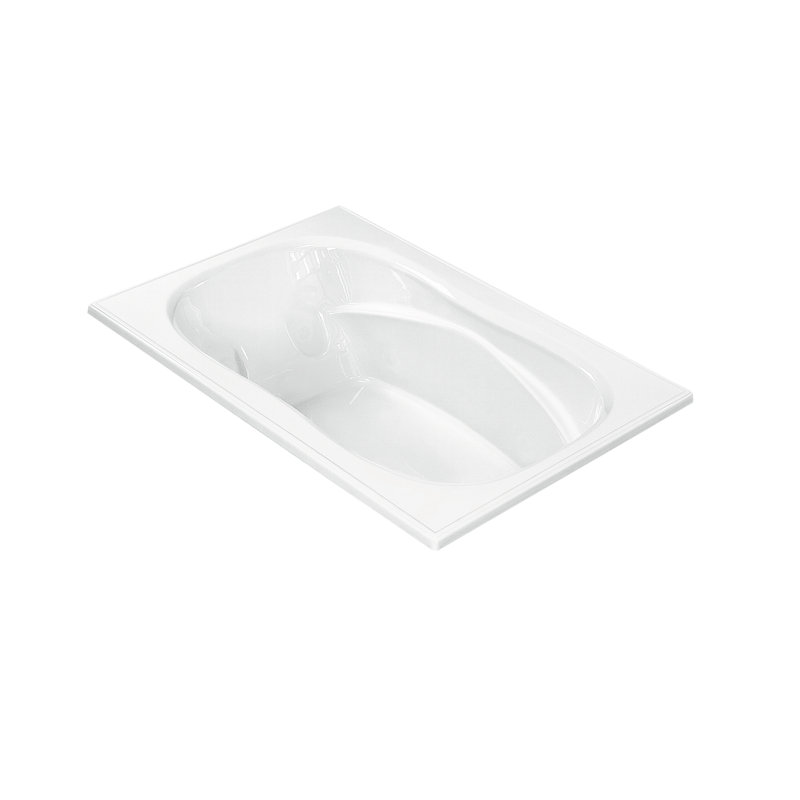 Baignoire encastrée 71,5 po MTI Solutions, Blanc