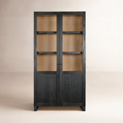 Mango Glass Accent Cabinet