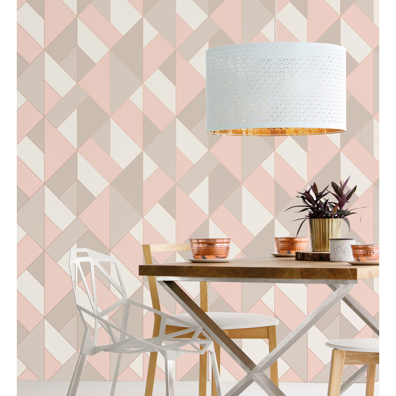Rouleau de papier peint l 33 pi x l 20,5 po dolby, Rose