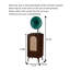 Tourne-disque audio moderne en bois d'hévéa Bluetooth