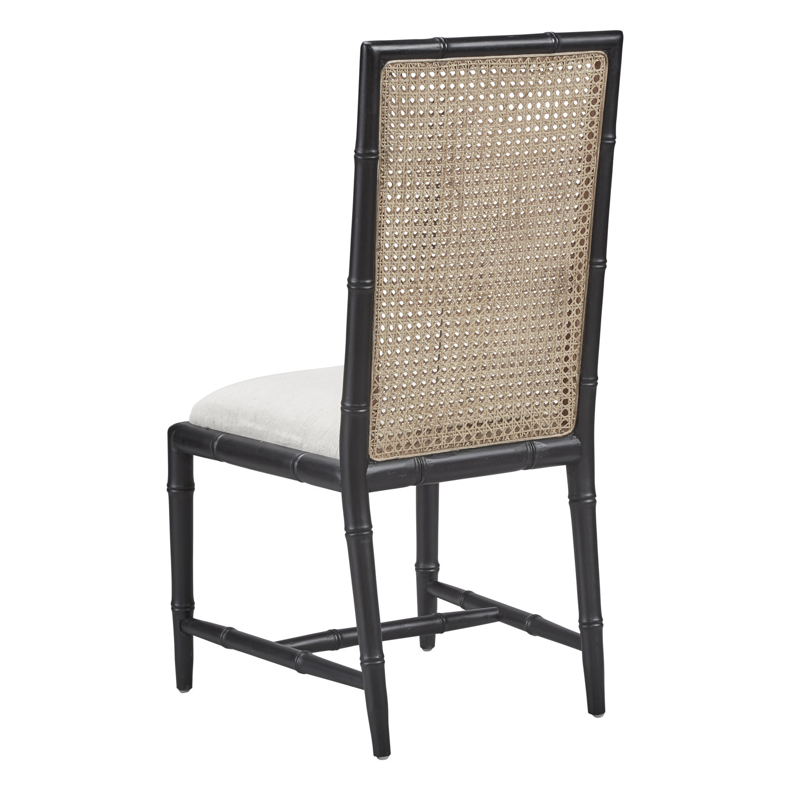 Arly Mahogany Dining Chair, Black