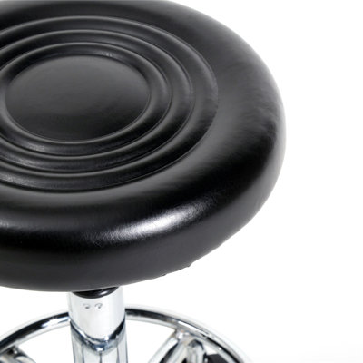 Adjustable Height Ergonomic Lab Stool Wheels