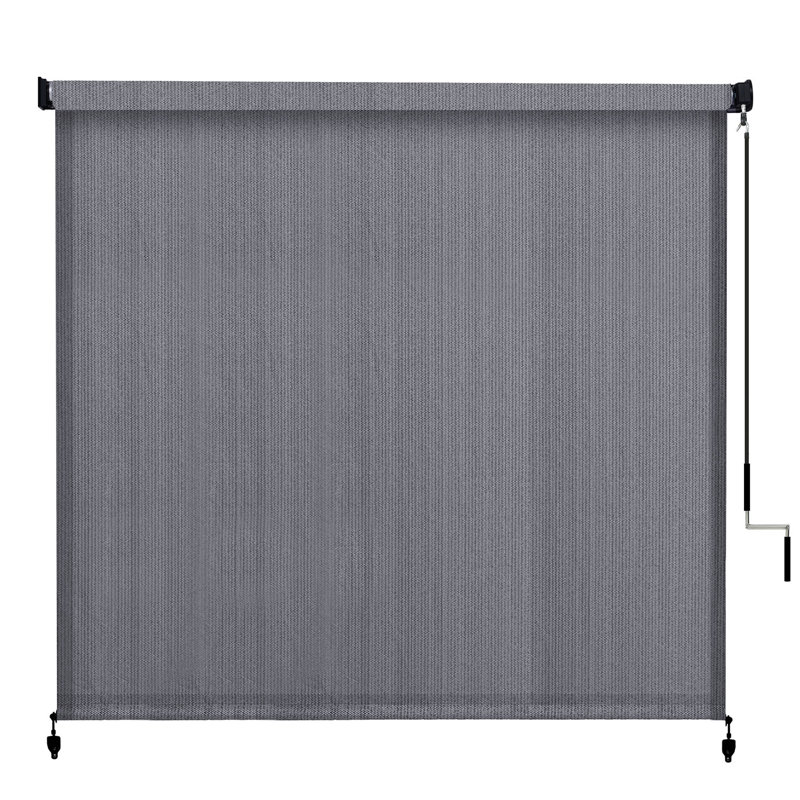 Rideau roulant filtrant la lumière, Gris, L 96 po x L 96 po