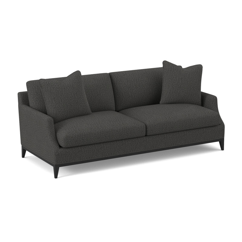 Porter Sofa, Espresso, Filigree Ivory 100% Polyester
