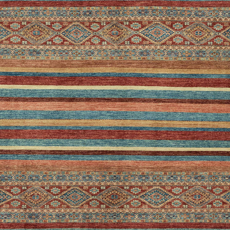 Abstract Indoor Rug, Square 4'