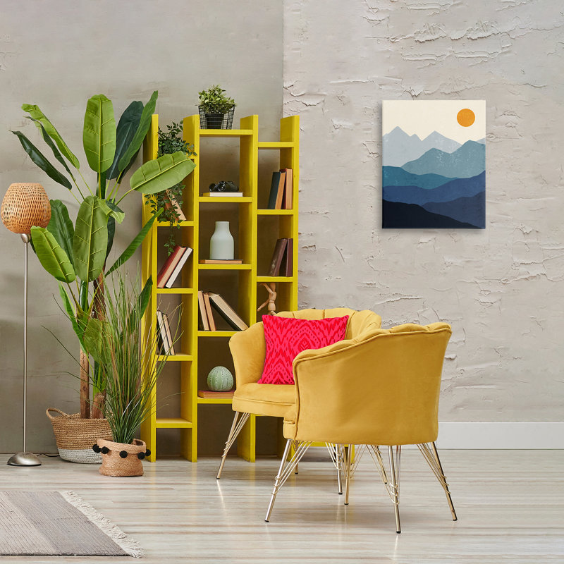 Art mural sur toile, "The Dawn Over Mountains" par Ahmad Idah Hussein, H 20 po x l 16 po