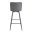 Agda Upholstered Counter Stool with Metal Frame-34078027