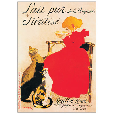Steinlen - No Frame Print on Wood