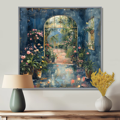 «Green Green Tropical Greenhouse Dream II», art mural de serre