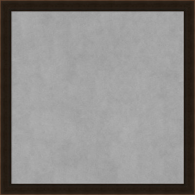 Espresso Brown Framed Magnetic Organization Board