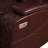 Serene Reddish Vegan Leather  Power Recliner Loveseat With LED Lights, Storage Console & USB Charging-123033375