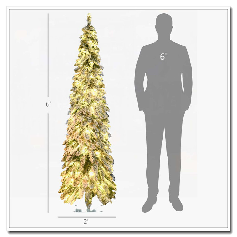 Arbre de Noël artificiel 7 pi, H 7 pi 
