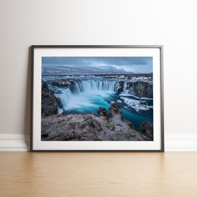 Iceland Waterfall D by Vouvart - Single Picture Frame Print