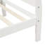 Lit plateforme avec base de lit en bois et sommier avec base de lit et support de lattes en bois-165656032