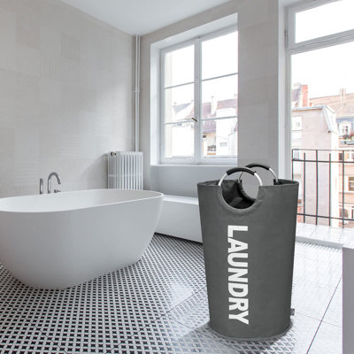 Fabric Laundry Basket with Handles