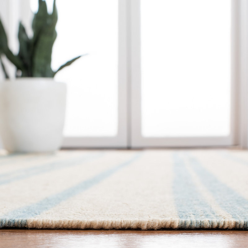 Ralph Lauren Sagaponeck Stripe Wool Striped Rug, Rectangle 4' x 6'