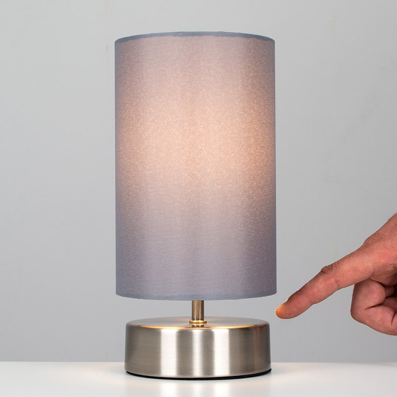 Cherell Metal Lamp, Grey, No, E14 25 Watts