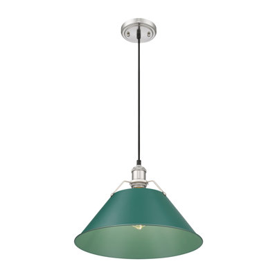 Akifumi Small Pendant with Pine Green