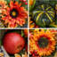 Couronne de tournesol d'automne rustique 24 po - Décoration de porte d'entrée à motif citrouille, feuille d'érable et arc Buffalo